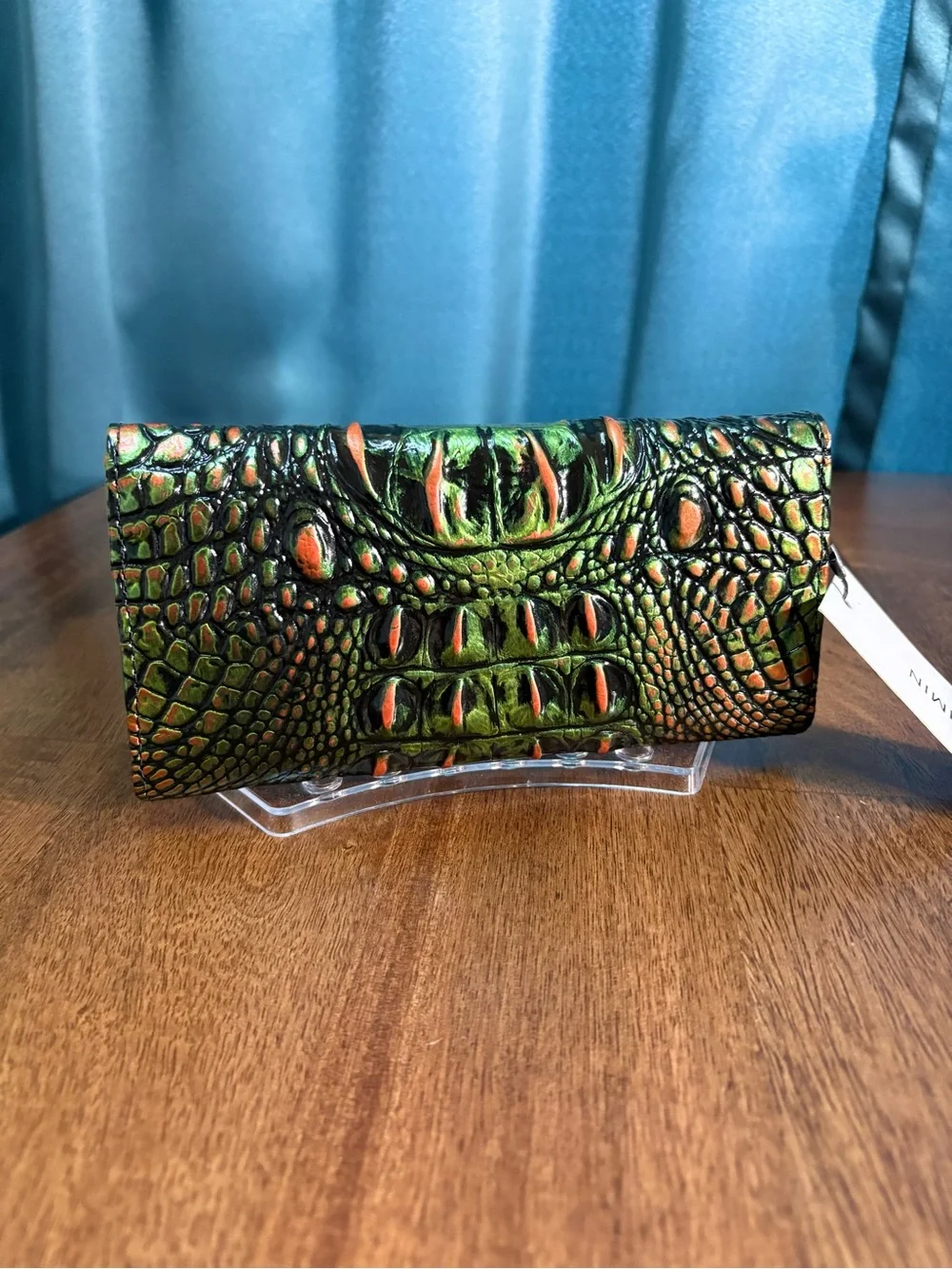 Brahmin NWT Veronica - Samba Melbourne (#1)- Deep Green & Copper - FULL EYE